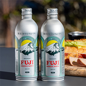 富士ミネラルウォーター アルミボトル缶 490mlx24本
